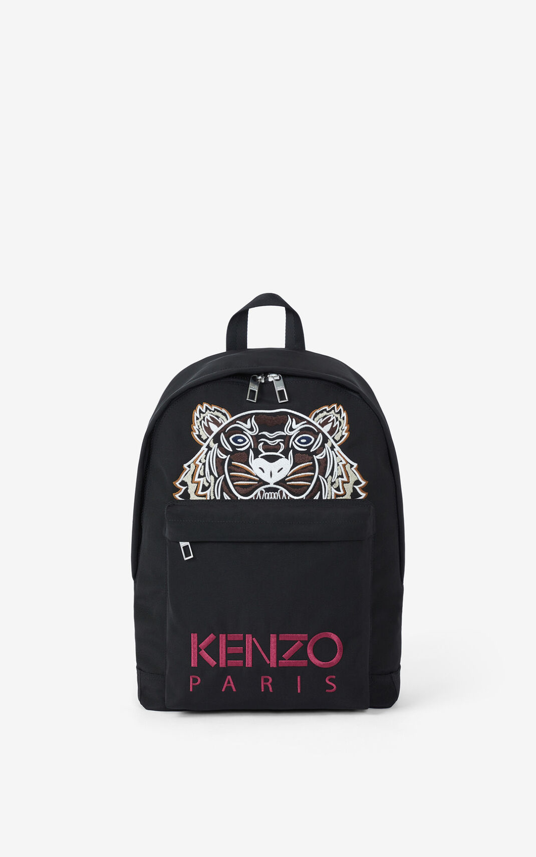 Kenzo Lona Kampus Tiger Mochila Hombre Negras | 0561328-HQ